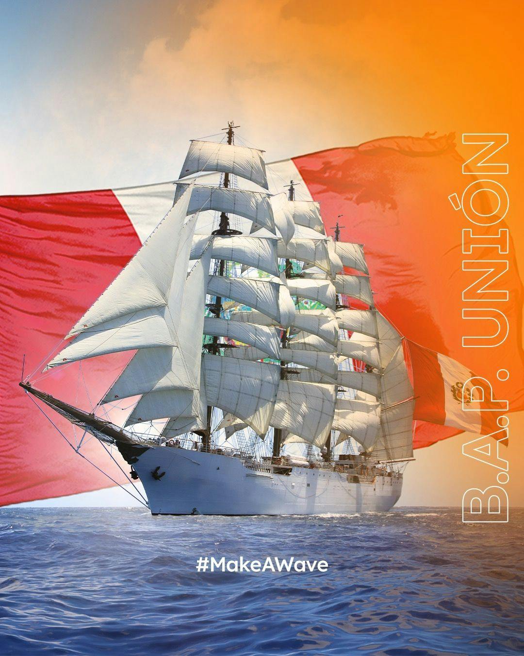 Uniting Wavemakers around the globe: Holis Peru! 🇵🇪⛵️ One of the first ships f...