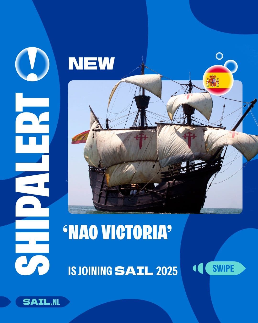 🇪🇸 ¡El legado español llega a Ámsterdam! ⛵🔥
The Nao Victoria made history as ...