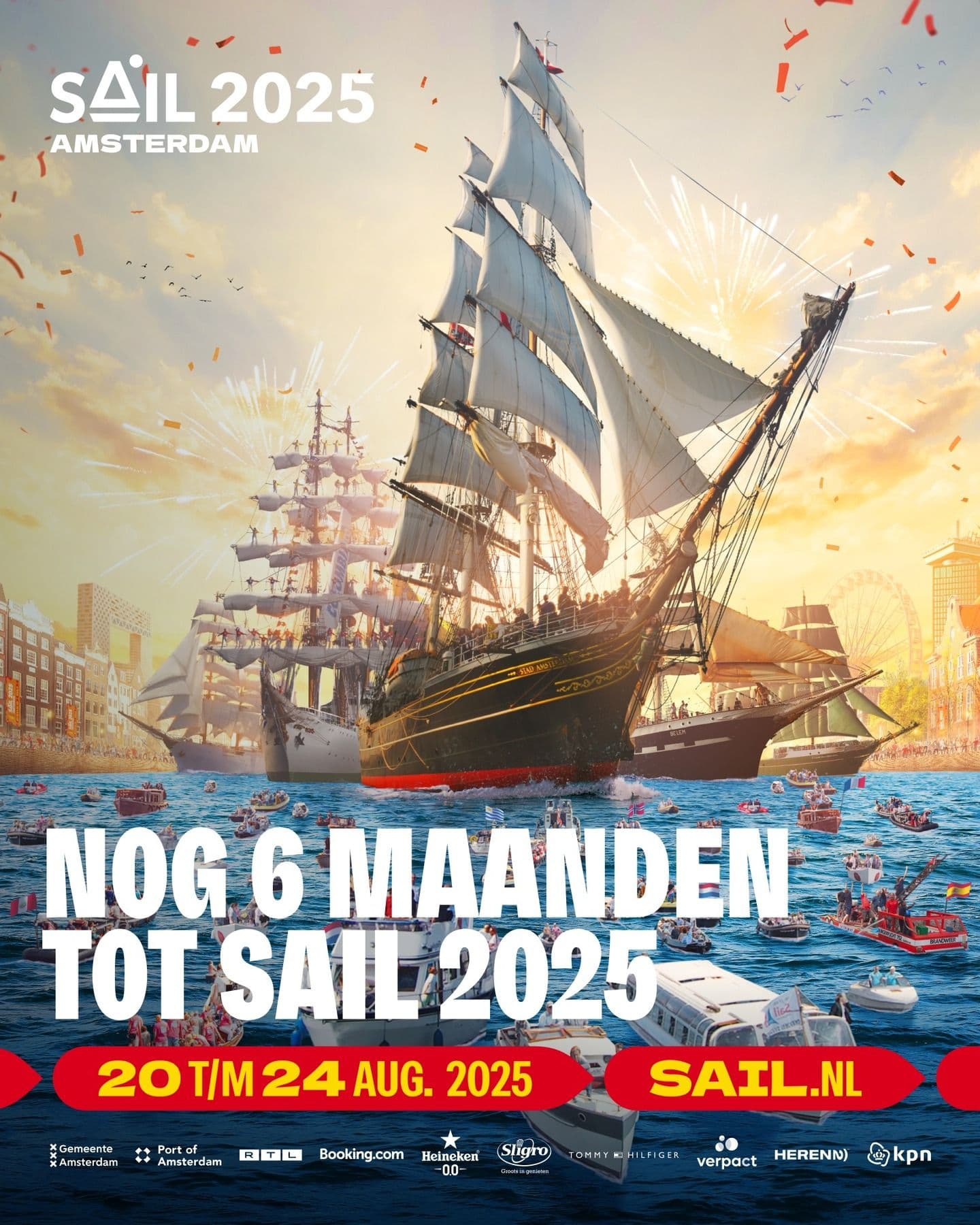 ⏳ Let the countdown begin: just half a year until #SAIL2025! ⛵🎉 Exactly 6 month...